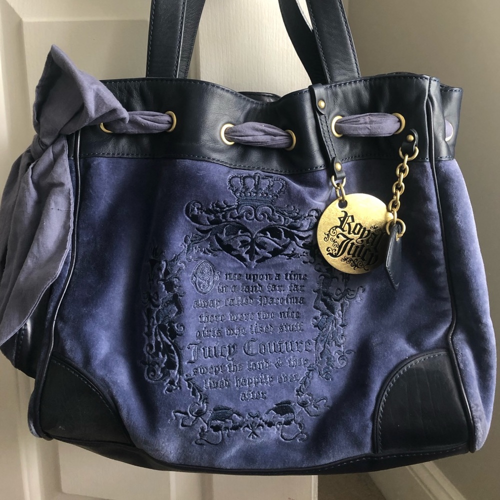 Purple Velvet Juicy Couture Purse